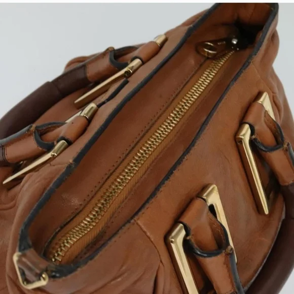 Brown Leather Chloe Bag With Shoulder Strap - Picture 6 of 13